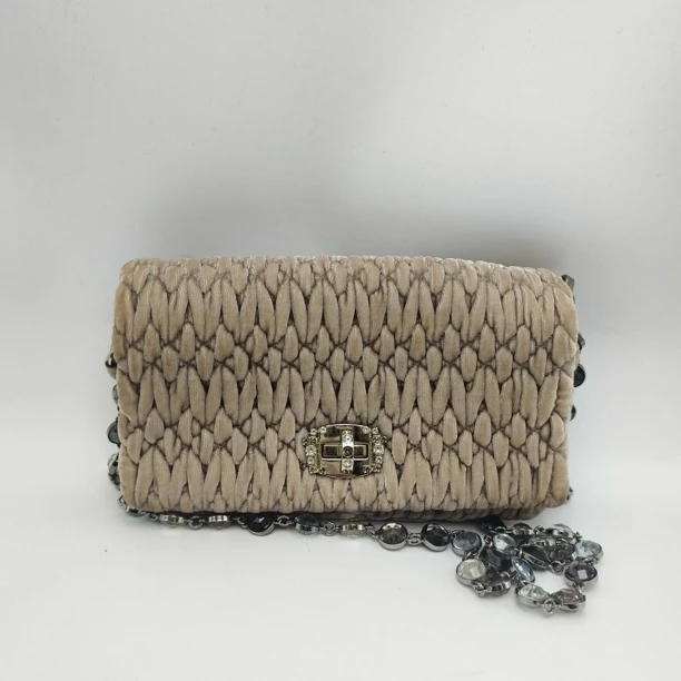 95新 MIU MIU/缪缪 缪缪奶茶色