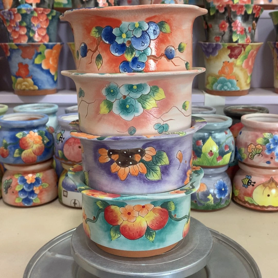 福利花盆，手绘花盆
