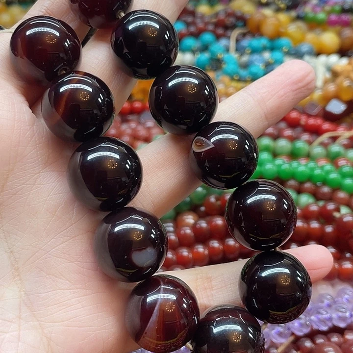 玛瑙/玉髓未镶嵌项链手链喜欢就好