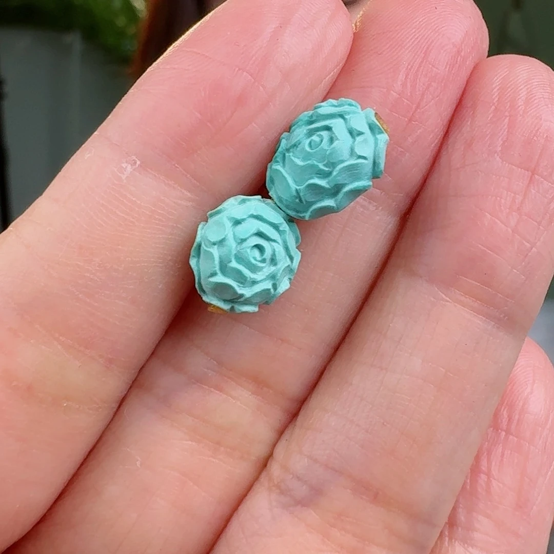 绿松石珠宝奇石未镶嵌