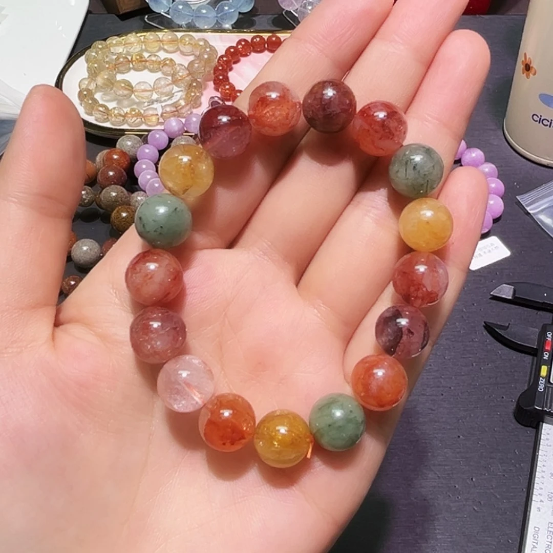 未镶嵌手链水晶胶花11毫米2号