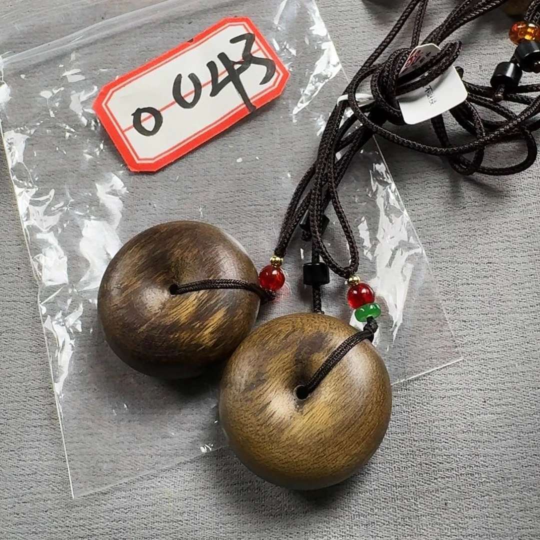 沉香香囊沉香0043到手2件套