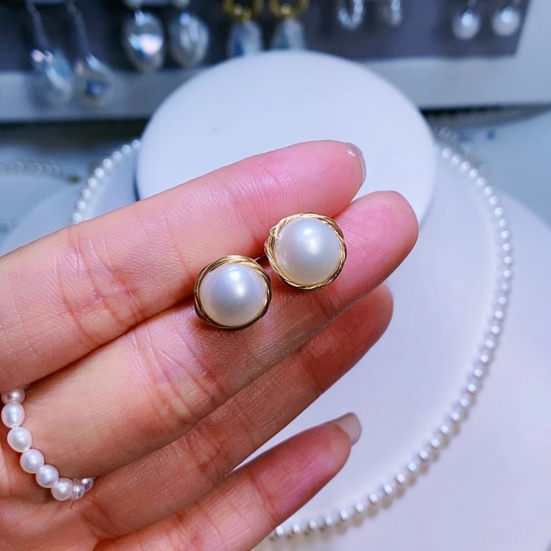 【闪购商品】淡水珍珠耳饰未镶嵌