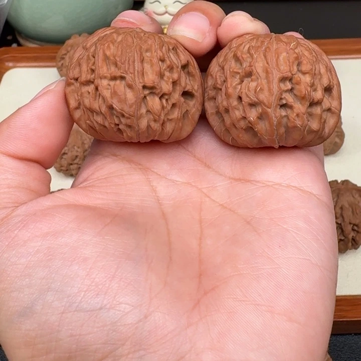 你***。文玩核桃把件全品磨盘40