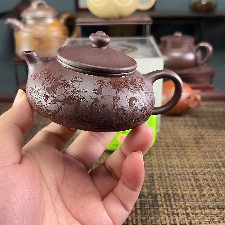 董***茶壶紫砂宜兴原矿手工紫砂壶