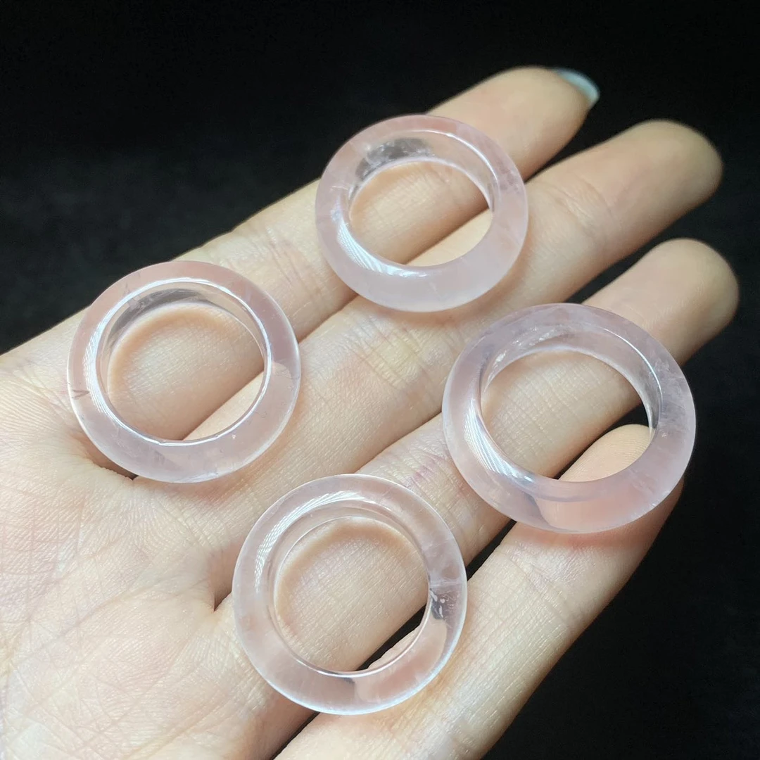 【阿铸严选】6 Z25648-粉晶戒指-多样性发一件-6x3mm