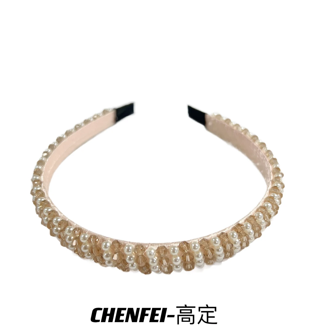 发窟头箍女韩国洗脸用发夹压发防滑甜美发捆发箍简约发卡头饰4379