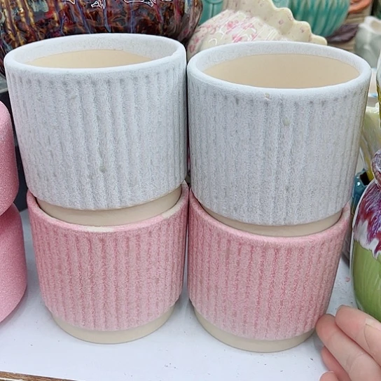 多肉绿植陶瓷花盆9.9包邮