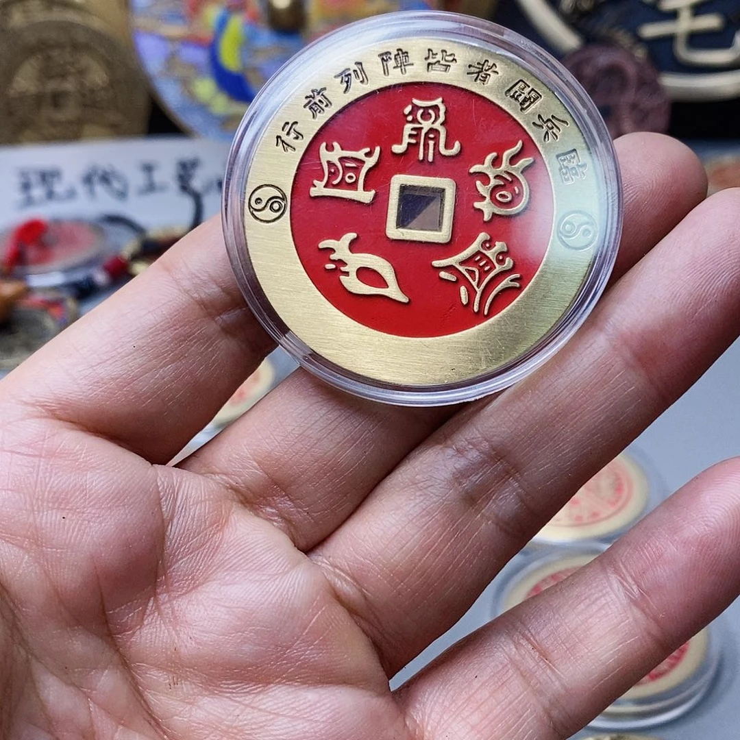 铜?**鹰现代仿制工艺文创铜币