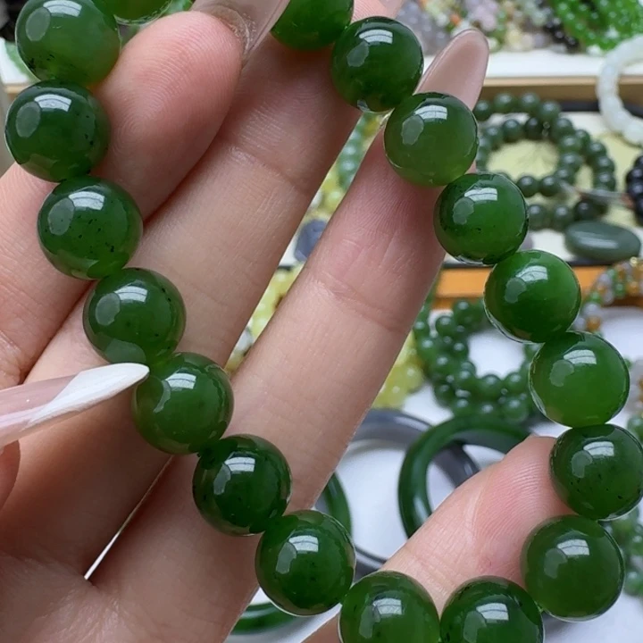 和田玉未镶嵌手链