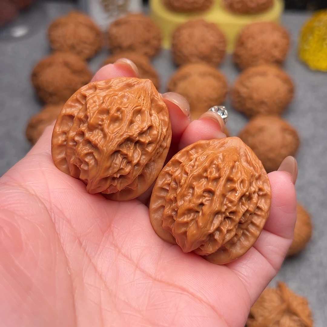 把件文玩核桃精品野生无名核桃34+全品