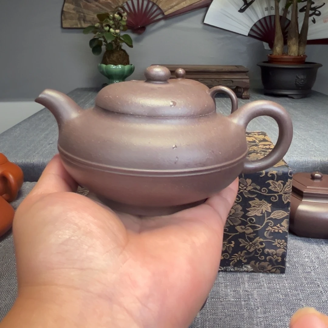 时***流紫砂茶壶宜兴紫砂