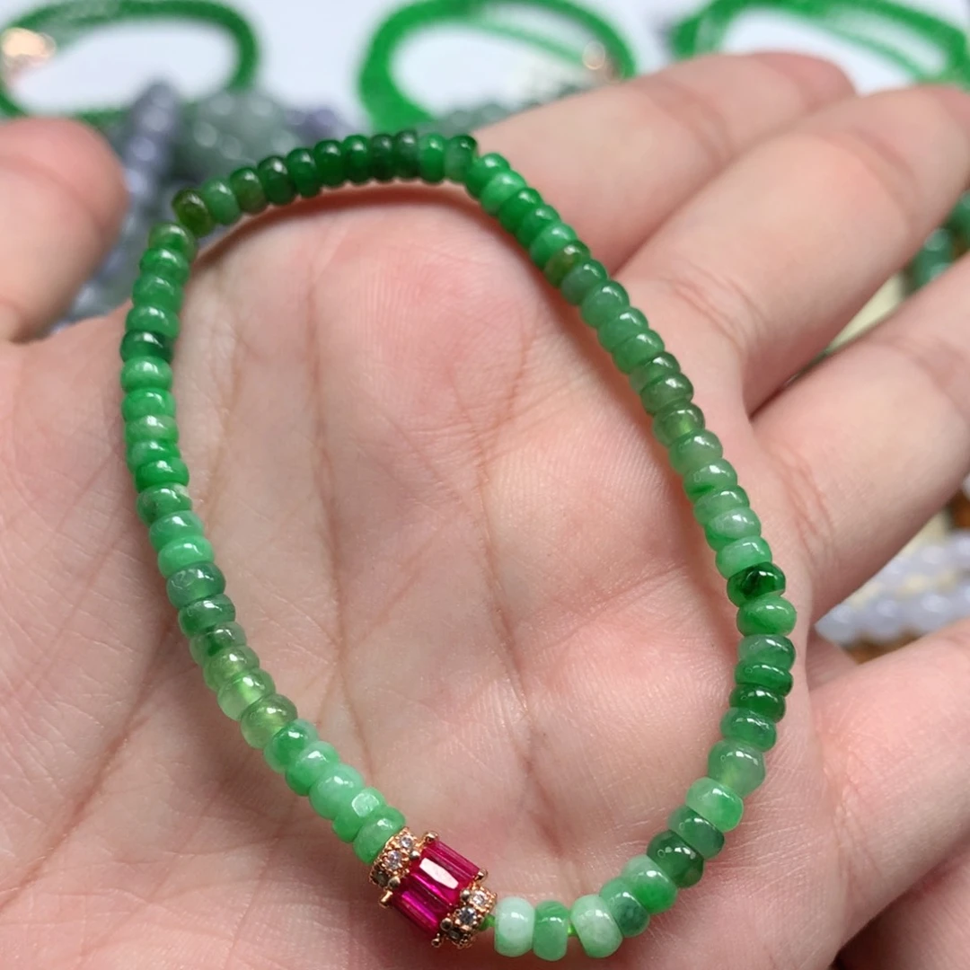 未镶嵌手链翡翠翡翠