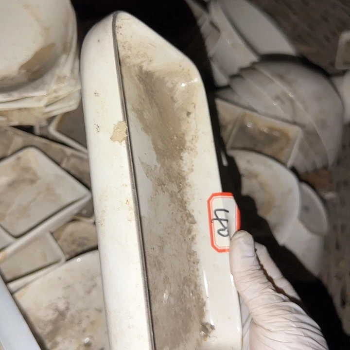 瓷片国营厂库存微信20厘米深方盘40