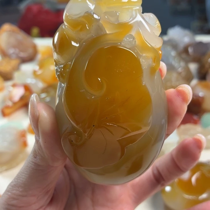 玛瑙/玉髓未镶嵌吊坠(不含链)