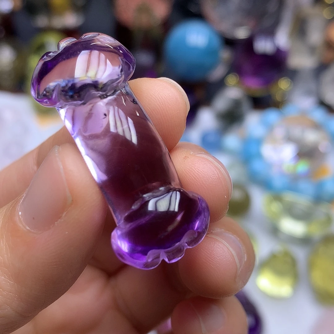 水晶未镶嵌珠宝半成品