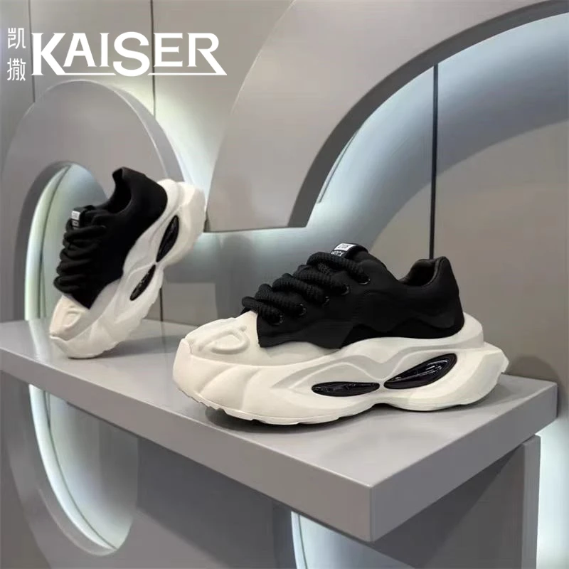 KAISER/凯撒·男鞋新款舒适增高厚底老爹鞋男款潮鞋时尚运动休闲鞋