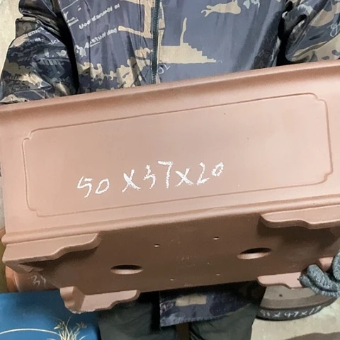 紫砂花盆手工制作