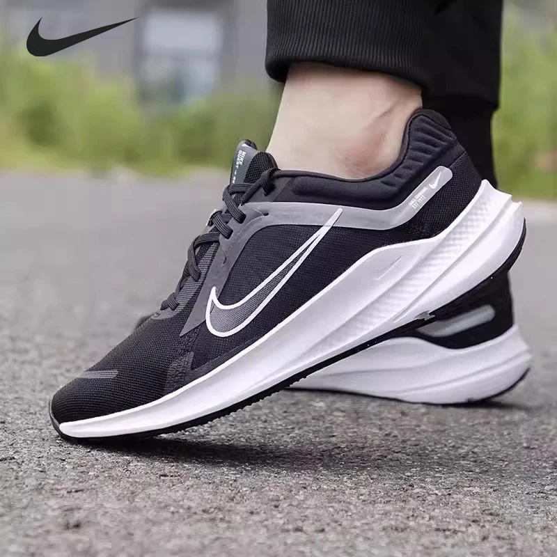 耐克男鞋2025夏秋NIKE QUEST 5网面透气缓震休闲鞋户外运动跑步鞋