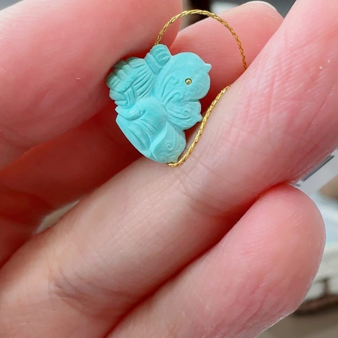 未镶嵌绿松石珠宝奇石