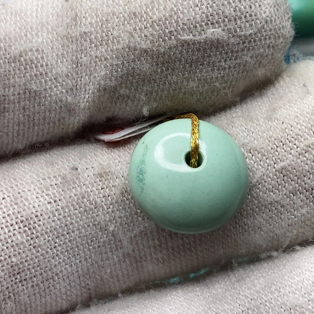 绿松石未镶嵌天然原矿 带武汉地大证书