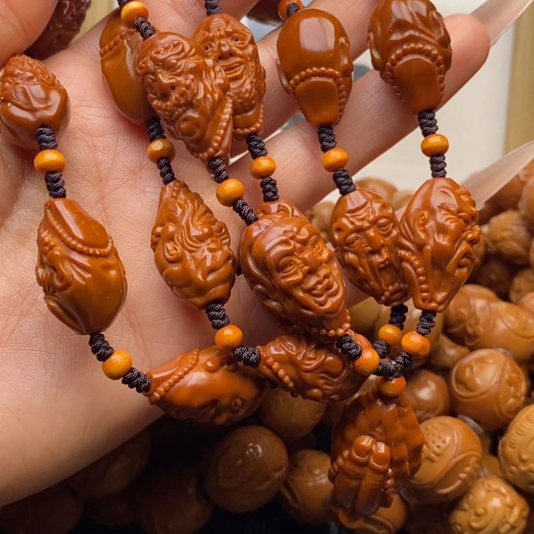 手串橄榄核老料脖挂