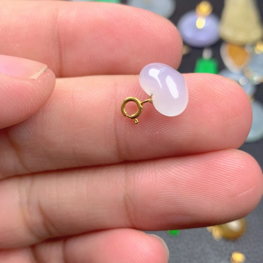 【闪购商品】颈饰18K金镶嵌翡翠翡翠