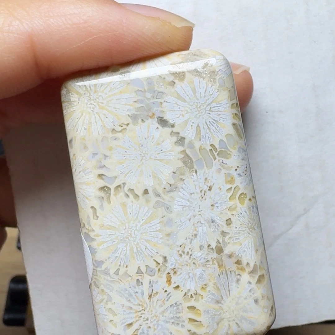 硅化玉大菊花未镶嵌