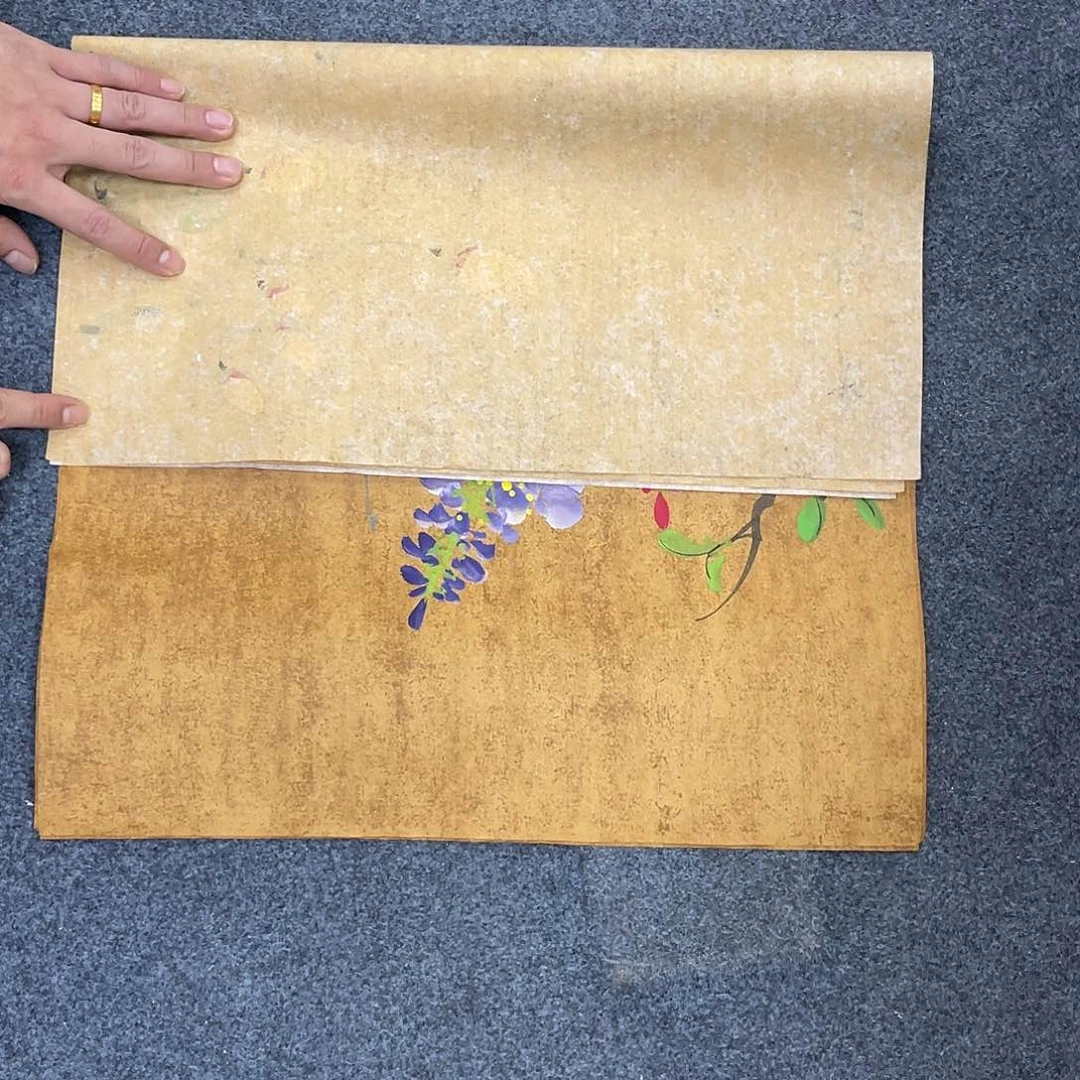 国画纯手工制作的
