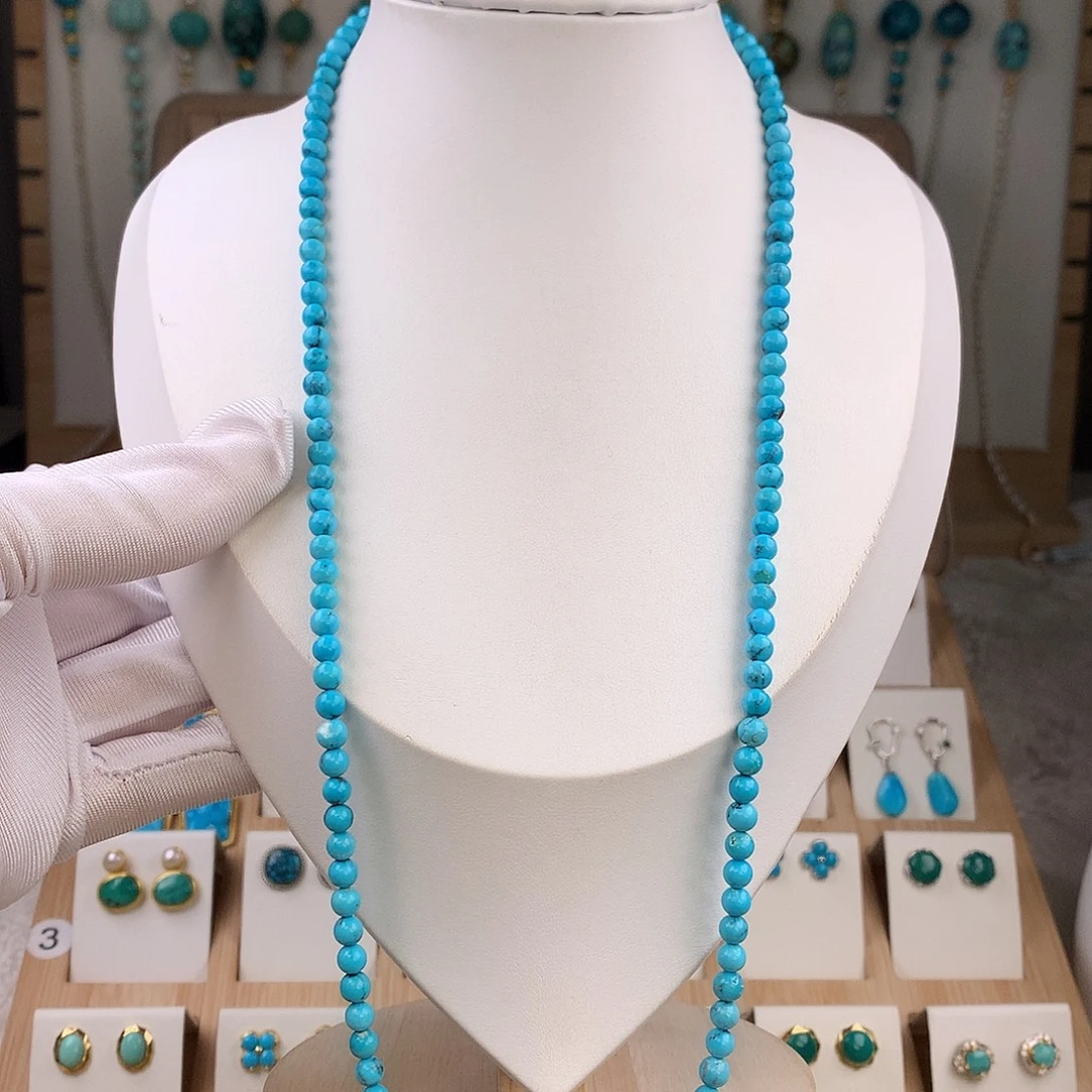 绿松石未镶嵌项链