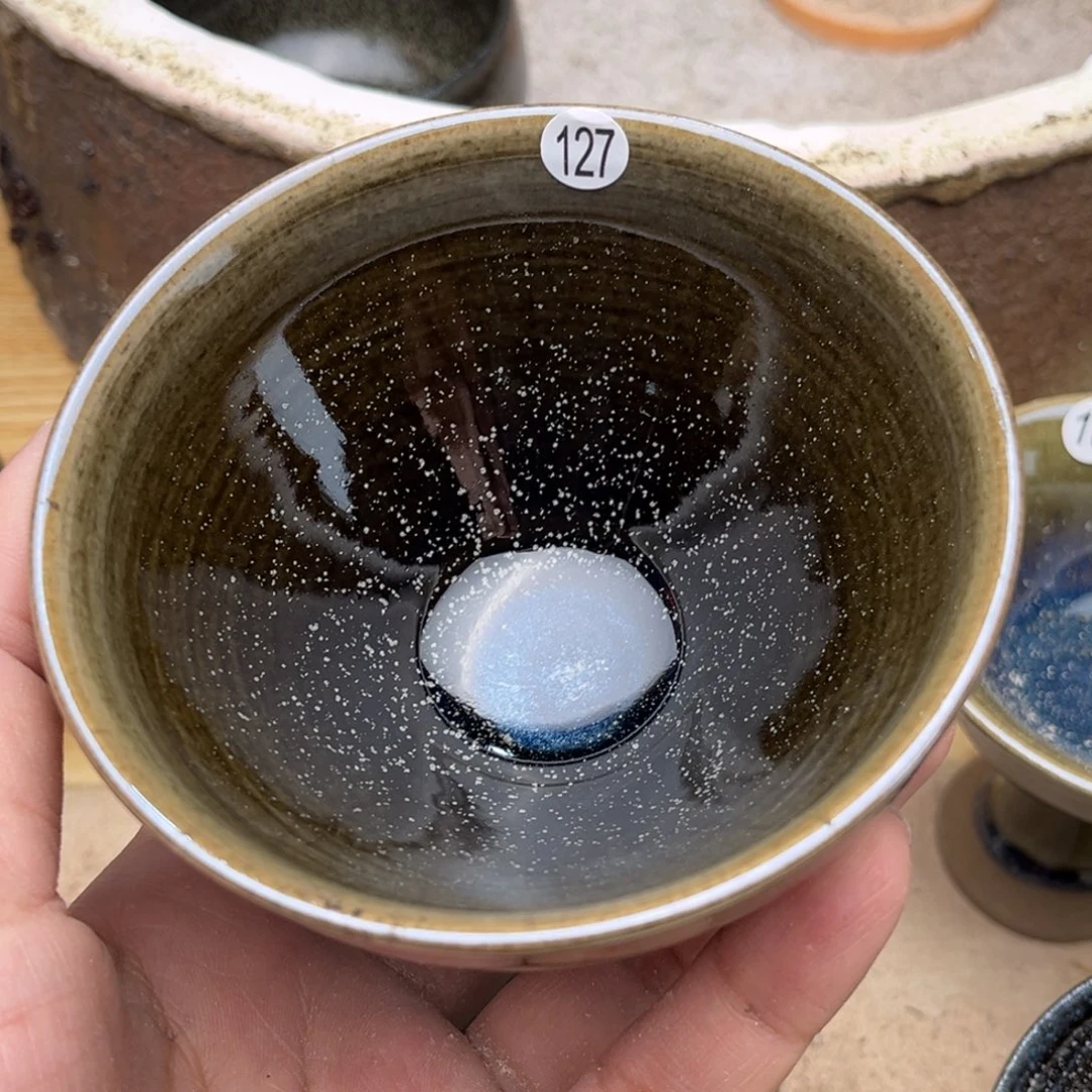 茶盏义兴龙窑坚持真柴烧