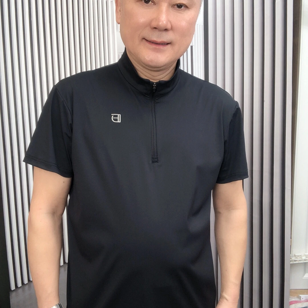 男士速干透气纯色运动短袖轻薄亲肤弹力休闲训练T恤上衣2507