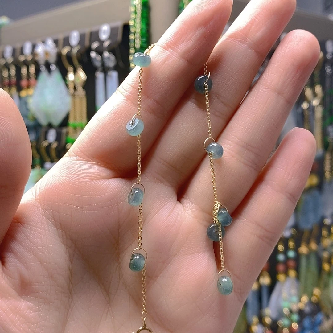 未镶嵌翡翠耳饰翡翠