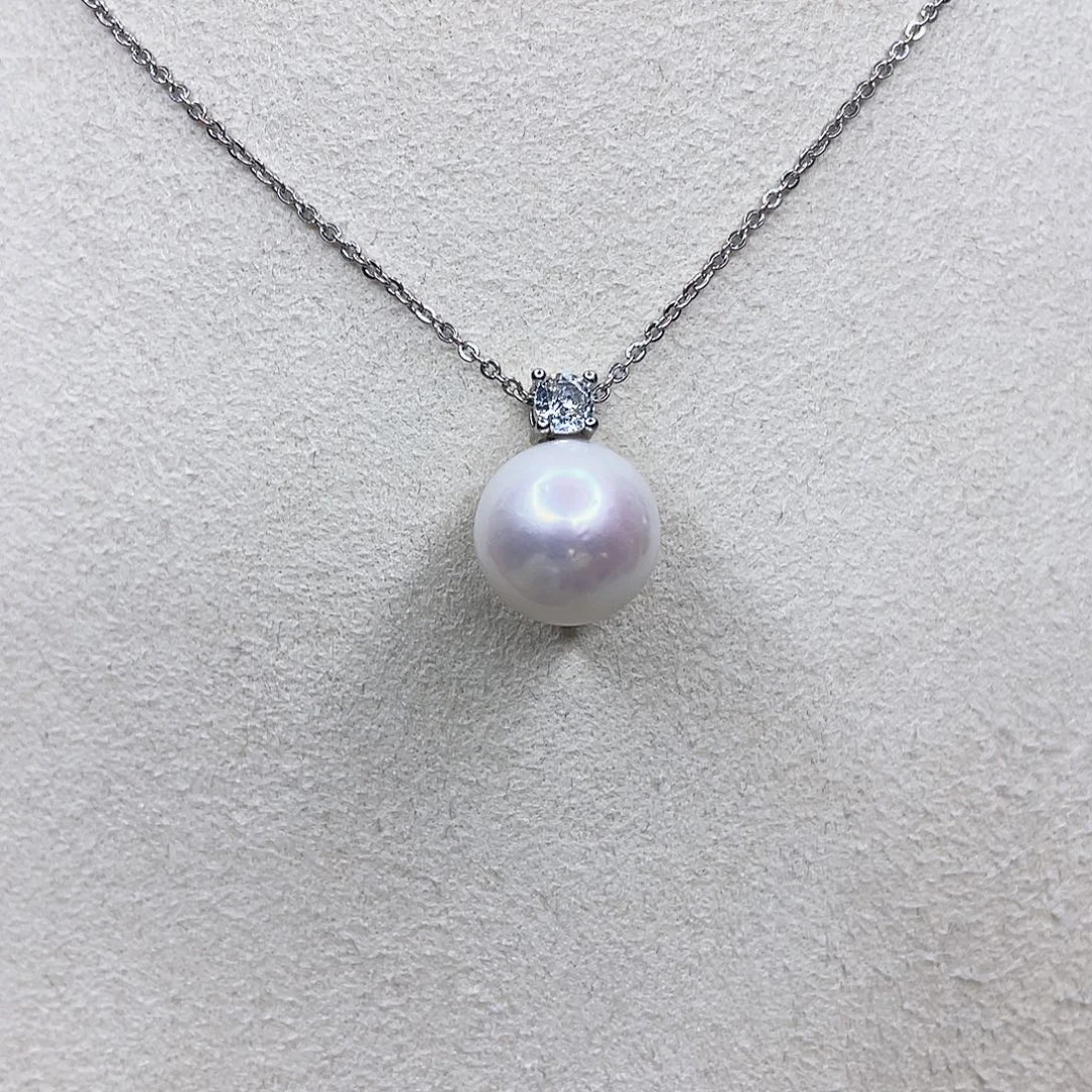 淡水珍珠吊坠(赠链)合金