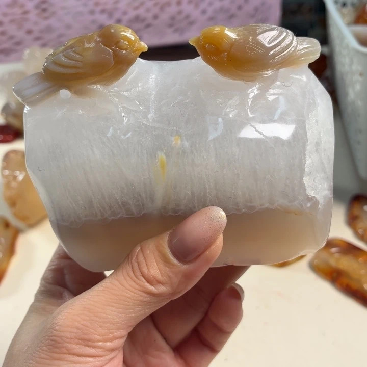 玛瑙/玉髓未镶嵌吊坠(不含链)