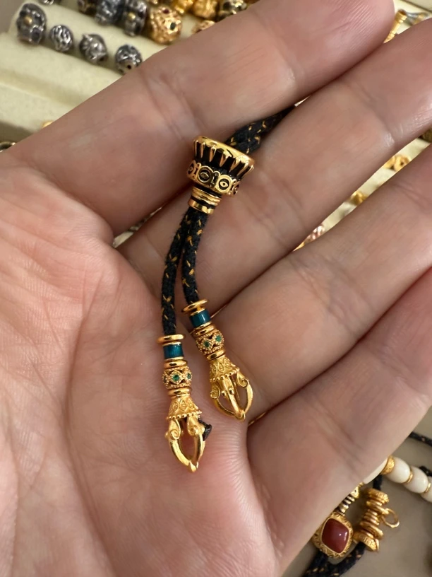 925银银制品 一叶老板配饰一组