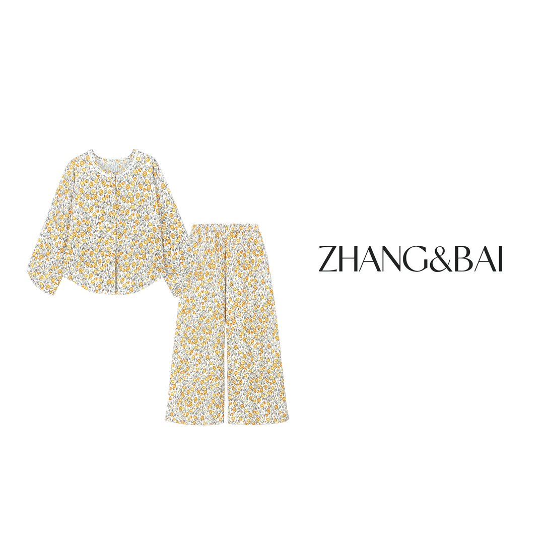 zhang&bai【田园风睡衣】宅家日记~慵懒仪式感 柔软舒适碎花家居服