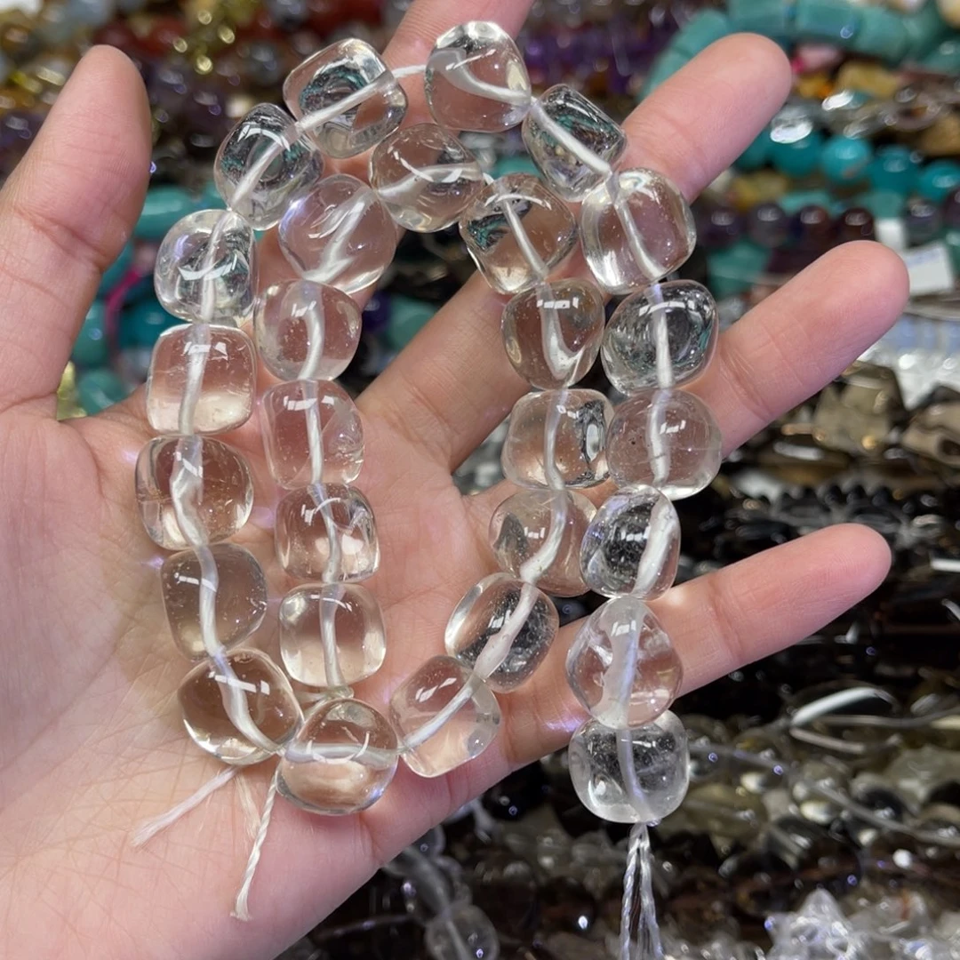 小***e玛瑙/玉髓散珠白水