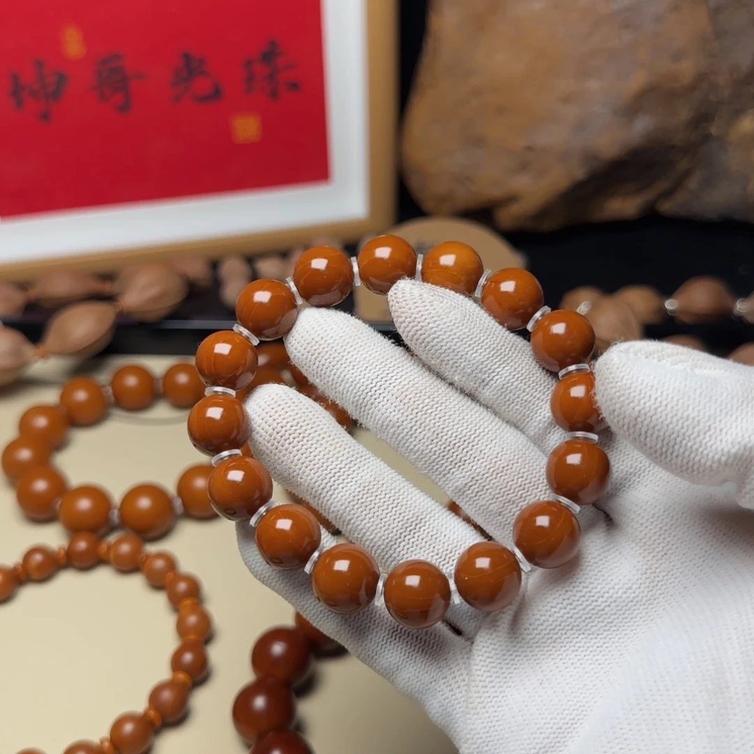 橄榄核手串/手链武1.2尺寸小孔铁核