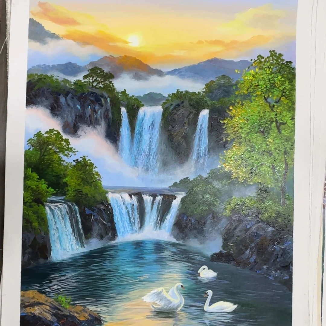 油画加油加油努力加油加油