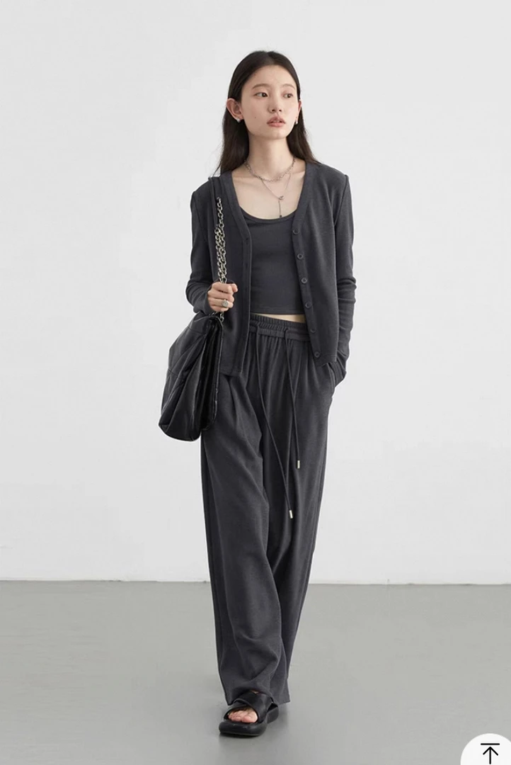 WT116/伊～高级感超百搭软糯舒服高弹针织开衫