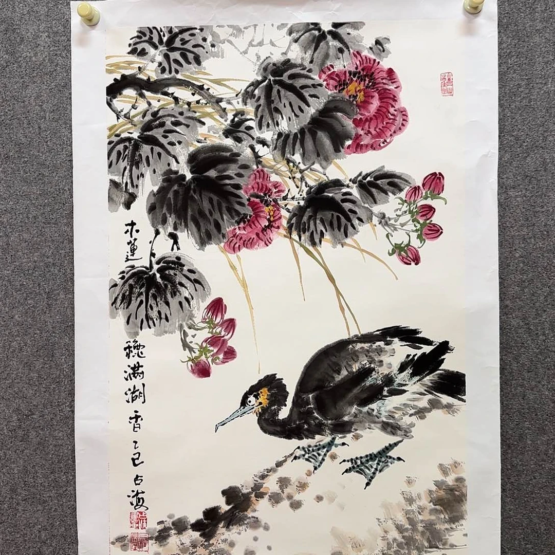 国画王占海老师手绘作品