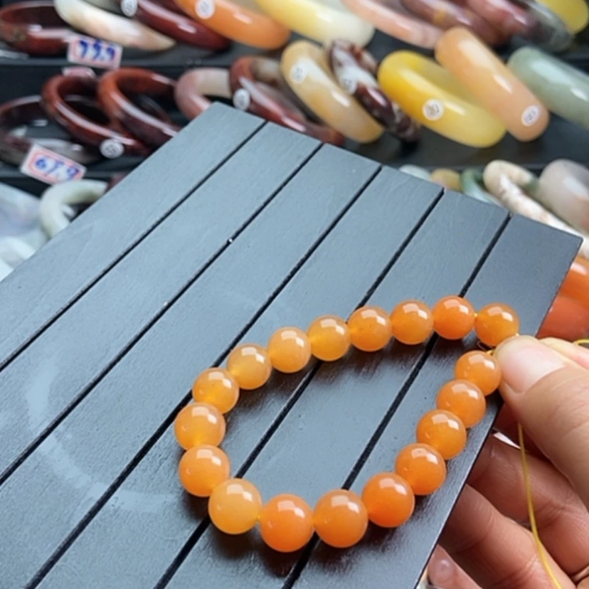 【闪购商品】石英质玉手链未镶嵌拾*℡