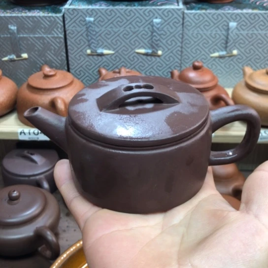 紫砂茶壶紫泥汗瓦170豪升左右有瑕疵