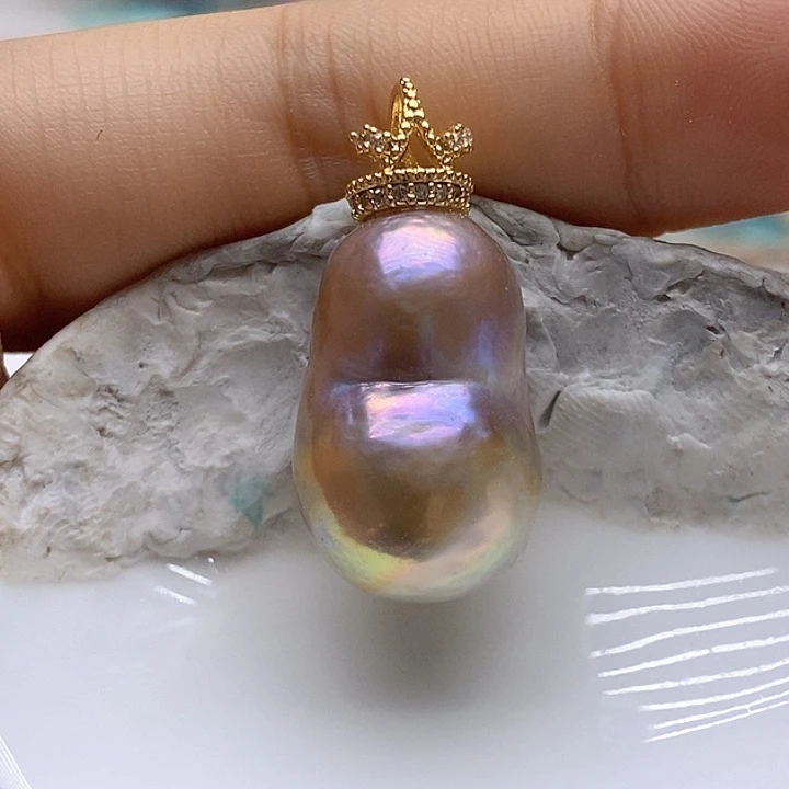 淡水珍珠未镶嵌吊坠(不含链)