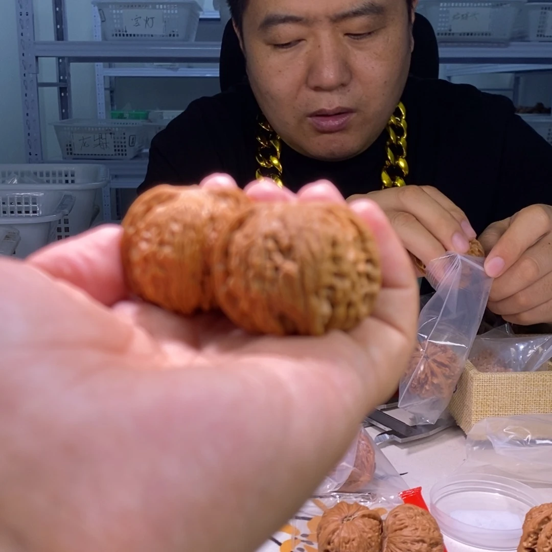 文玩核桃把件滿****.磨盘030