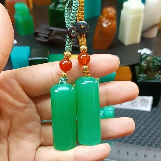 寿山石印石雅安新绿