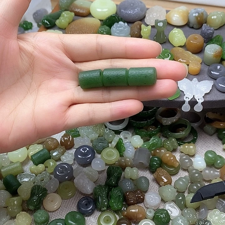 未镶嵌和田玉挂件桶珠98一个多样性发其一