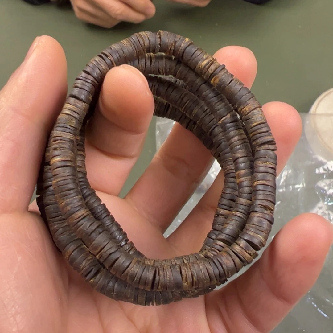 沉香手串海南流油王沉水片珠单圈多样性发一06/4g➕