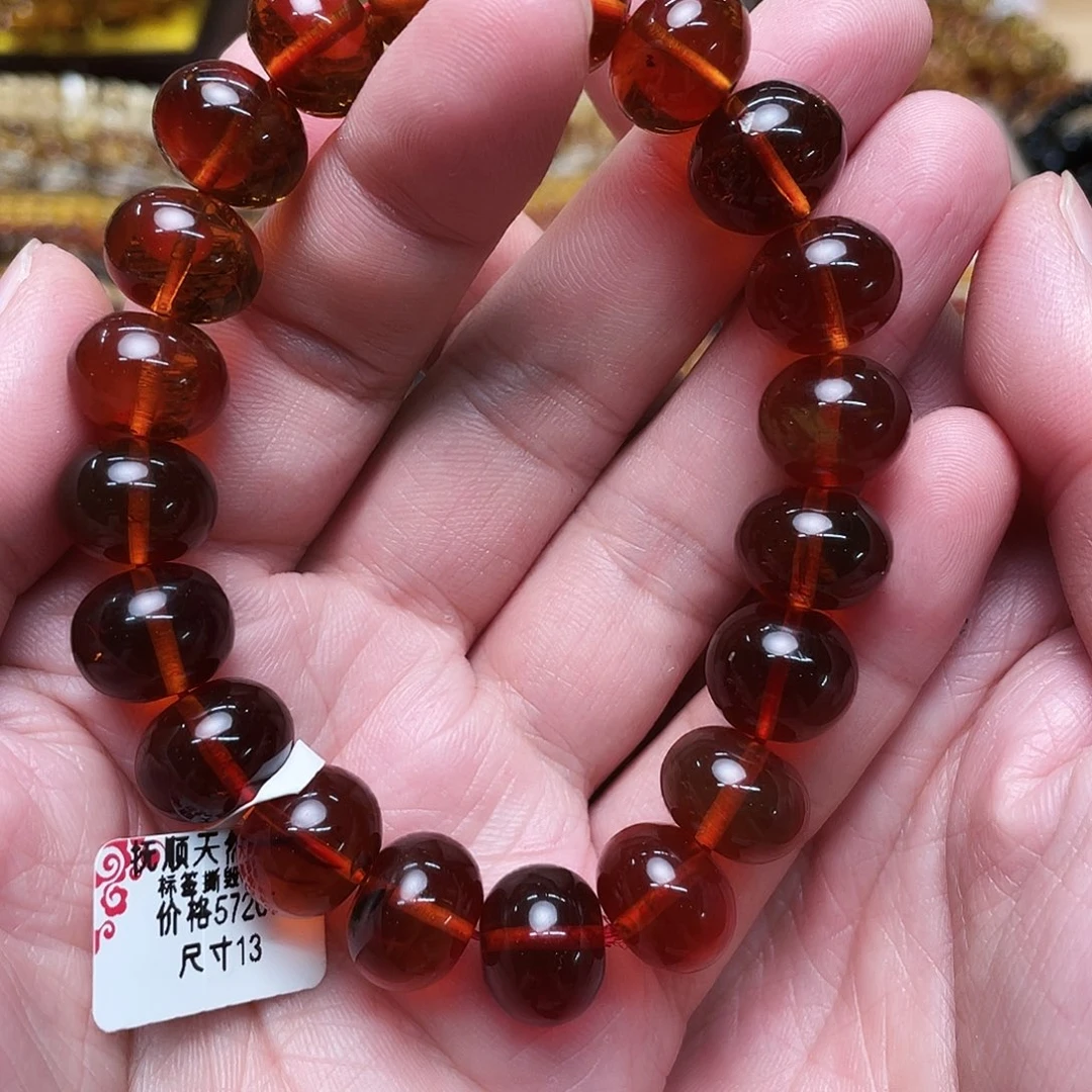 豆***包未镶嵌琥珀裸石十三71427